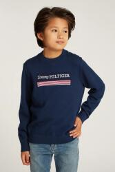 Tommy Hilfiger gyerek pamut pulóver sötétkék, KB0KB09344 - sötétkék 128