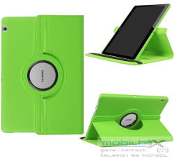 Apple iPad 10.2 (2019 / 2020 / 2021), mappa tok, elforgatható (360°), zöld - mobil-box