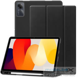 Xiaomi Redmi Pad SE (11.0), mappa tok, közepesen ütésálló, érintőceruza tartó, érintőceruza nélkül, Trifold, TP SC Pen Holder, fekete - mobil-box