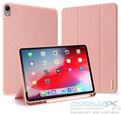 Apple iPad Pro 11 (2020 / 2021 / 2022), mappa tok, Smart Case, érintőceruza tartó, Dux Ducis Domo, rózsaszín - mobil-box
