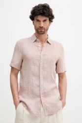 Benetton len ing galléros, fehér, regular - barna L