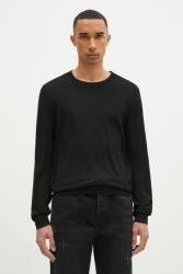 Paul Smith gyapjú pulóver könnyű, férfi, fekete, M1R-238Z-P02093 - fekete XL