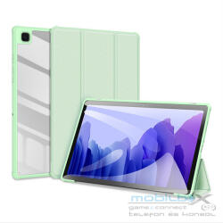 Samsung Tab A7 10.4 (2020) SM-T500 / T505, mappa tok, Trifold, légpárnás sarok, közepesen ütésálló, átlátszó hátlap, Dux Ducis Toby, zöld - mobil-box