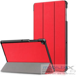 Samsung Tab S5e 10.5 SM-T720 / T725, mappa tok, Trifold, piros - mobil-box