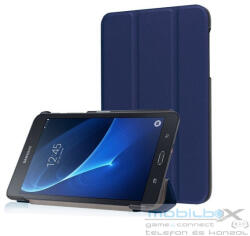 Samsung Tab A 7.0 SM-T280 / T285, mappa tok, Trifold, sötétkék - mobil-box