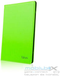 Univerzális TabletPC tok, mappa tok, 10", stand, Blun, lime - mobil-box