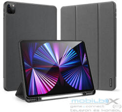 Apple iPad Pro 12.9 (2021) / iPad Pro 12.9 (2022), mappa tok, Smart Case, érintőceruza tartó, Dux Ducis Domo, fekete - mobil-box