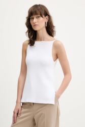 Abercrombie & Fitch top fehér, KI150-5209 - fehér S