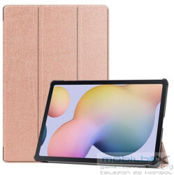 Samsung Tab S7 Plus 12.4 / Tab S7 FE 12.4 / Tab S8 Plus 12.4, mappa tok, Trifold, vörösarany - mobil-box