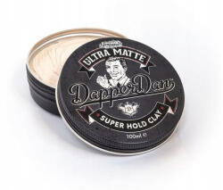 Dapper Dan Ultra Matte Super Hold Clay hajformázó, 100 ml - hajpatika
