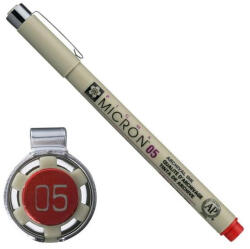  Sakura Pigma Micron Rajztoll 0, 45 mm Piros (ME084511306417)