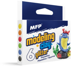 MFP Gyurma 100 gramm 6 Színben Glitteres (MFP5301174)