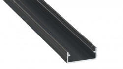 LED Labs Lumines LED profil DUAL eloxált fekete, 3 m (LAB-10-0000-71)