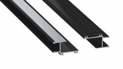 LED Labs Lumines LED profil APA16 lakkozott fekete, 3 m (LAB-10-0325-30)