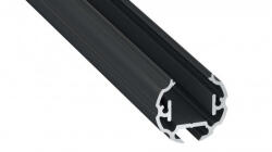 LED Labs Lumines LED profil Cosmo eloxált fekete, 2, 02 m (LAB-10-0172-20)