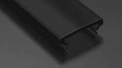 LED Labs LUMINES HIGH cover PMMA fekete 1 m (LAB-11-2057-10)