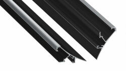 LED Labs Lumines LED profil LOGI lakkozott fekete, 2, 02 m (LAB-10-0745-20)