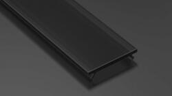 LED Labs LUMINES BASIC V2 cover PMMA fekete 1 m (LAB-11-2217-10)