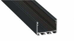 LED Labs Lumines LED profil ILEDO lakkozott fekete, 2 m (LAB-10-0115-20)