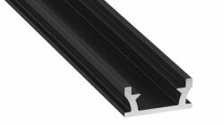 LED Labs Lumines LED profil Terra lakkozott fekete, 2, 02 m (LAB-10-0000-51)