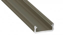 LED Labs Lumines LED profil D eloxált inox, 2, 02 m (LAB-10-0043-20)