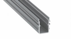 LED Labs Lumines LED profil Strada M3 eloxált ezüst, 2, 02 m (LAB-10-1114-20)