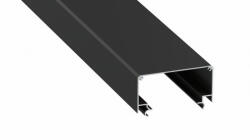 LED Labs Lumines LED profil LARGO M2 lakkozott fekete, 2, 02 m (LAB-10-0605-20)