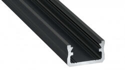 LED Labs Lumines LED profil A eloxált fekete, 1 m (LAB-10-0012-10)