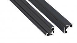 LED Labs LED profil LUMINES ajar Rock antracit lakkozott 1 m (LAB-10-1389-10)