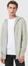 AllSaints gyapjú felső MODE MERINO ZIP HOOD fekete, melange, kapucnis, M084KB - zöld S