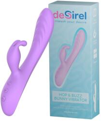 Desirel Hop & Buzz Bunny - nyuszis, csiklókaros vibrátor (lila) - shop