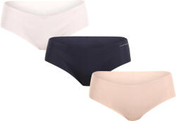 Tommy Hilfiger 3PACK női bugyik Tommy Hilfiger varrás nélküli többszínű női bugyi (UW0UW05958 0V1) L