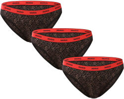 HUGO 3PACK női bugyik HUGO fekete (50535254 002) L