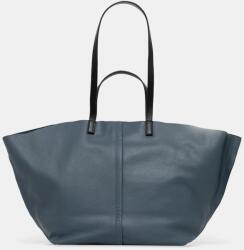 AllSaints bőr táska PHOENIX - kék Univerzális méret