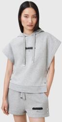 AllSaints felső SORRI szürke, nyomott mintás, kapucnis, W093JC - szürke XS