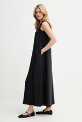 ANSWEAR pamut ruha fekete, mini, harang alakú - fekete XL - answear - 56 990 Ft