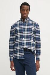 Tommy Hilfiger pamut ing férfi, legombolt galléros, sötétkék, regular, MW0MW37566 - sötétkék M