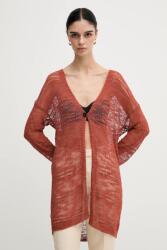 Sisley kardigán narancssárga, könnyű, 106CM602K - narancssárga L