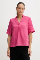 Benetton vászon felső rózsaszín, sima, 5BMLDQ0B6 - rózsaszín XS