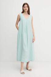 Benetton vászon ruha - türkiz S - answear - 26 990 Ft