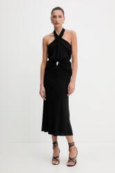 Elisabetta Franchi ruha fekete, maxi, egyenes, AB71952E2 - fekete 40