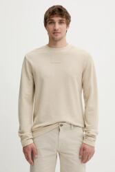 G-Star RAW pamut hosszúujjú bézs, sima, D25965-D895 - bézs S