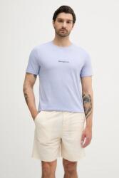 Lindbergh t-shirt nyomott mintás, 30-400245 - kék L