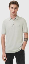 AllSaints gyapjú póló MODE zöld, sima, M086KB - zöld XL