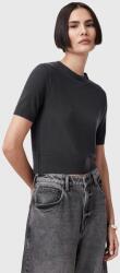 AllSaints gyapjú felső ELSIE fekete, sima, W068KC - fekete XS