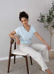 Sensis Pijama dama SENSIS KIRA mentă-crem: M (31321 M)
