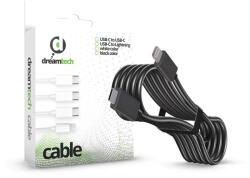 DREAMTECH PD kábel Fekete Lightning / USB-C 2.4A 20W (126280)
