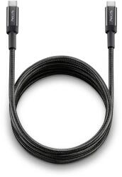 NGS 2M fekete USB-C / USB-C kábel 65W PD3.0