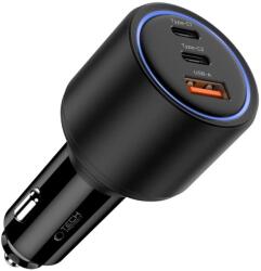 Tech-Protect CC04 3 portos autós töltő PD130W - xpro