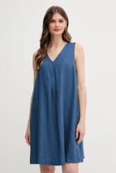 Benetton vászon ruha - kék S - answear - 18 790 Ft